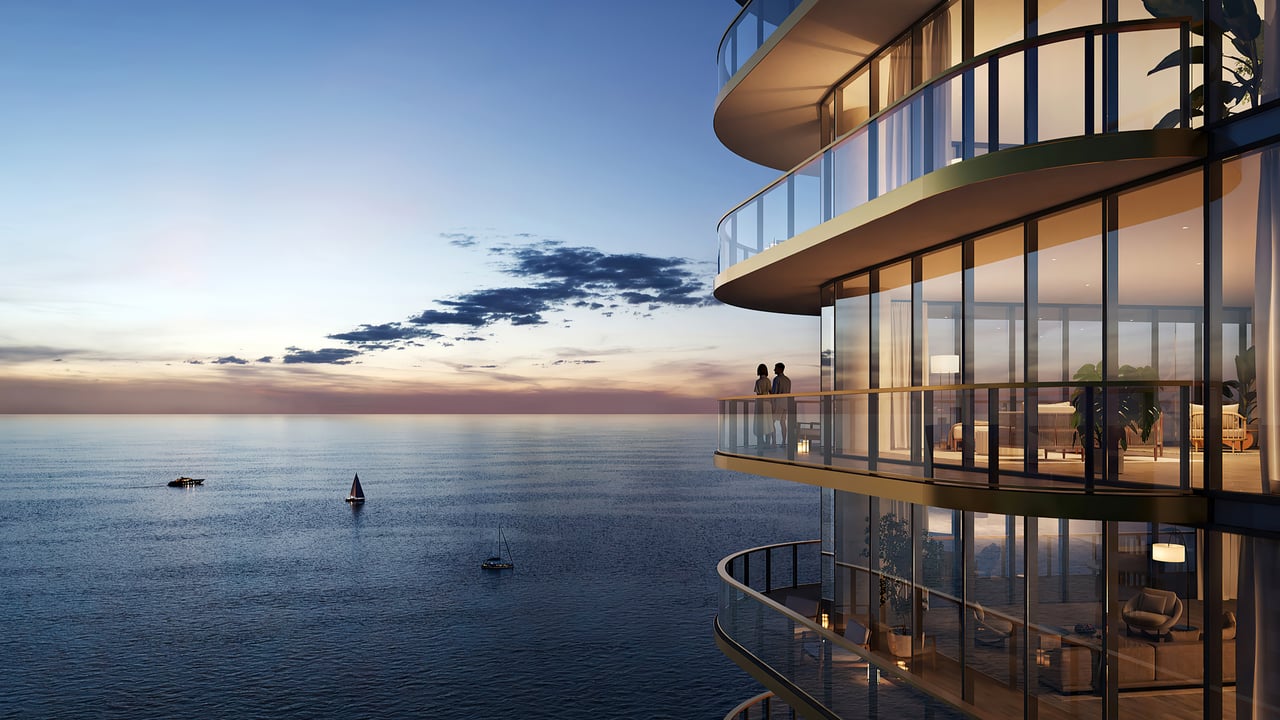 Waldorf Astoria Residences Pompano Beach balcony ocean view 