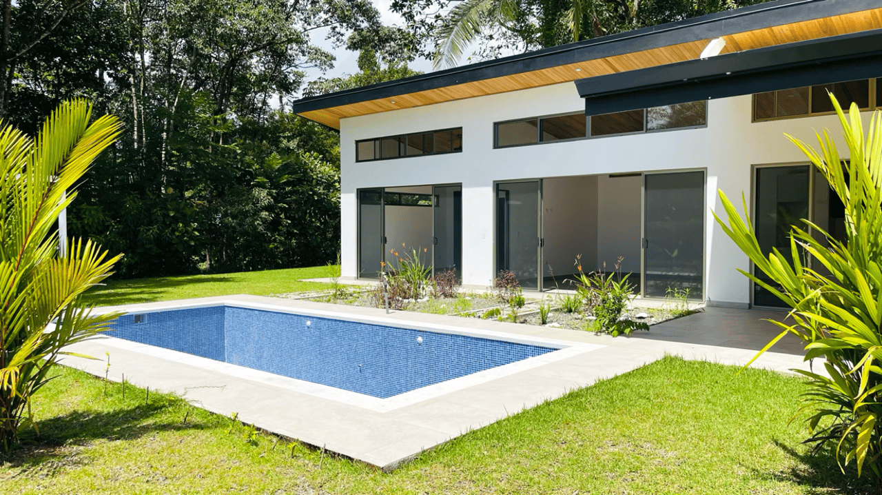 Brand New Three-Bedroom Mountain View Home in Ojochal, Costa Rica