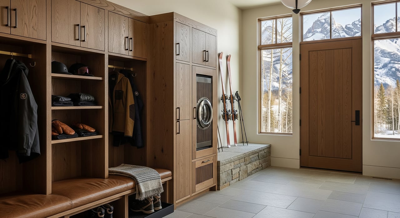 Mudrooms, Gear Garages & Heated Entries for Valley Living