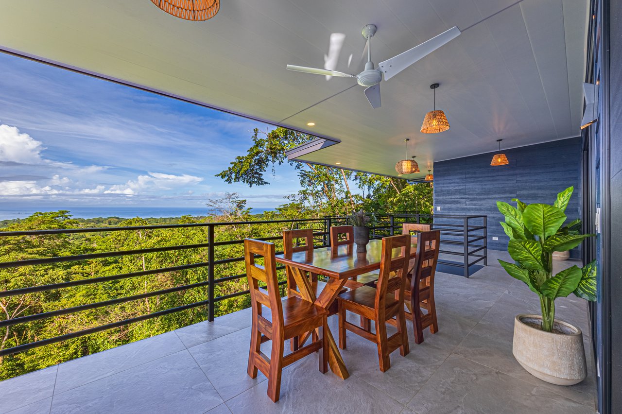 Villa del Altamonte, Best Ocean View Home in the Hills of Uvita.