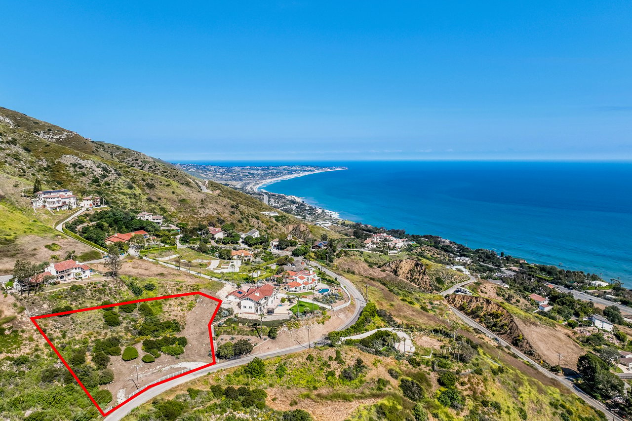 Ocean View Lot on the Pristine Western End of Malibu