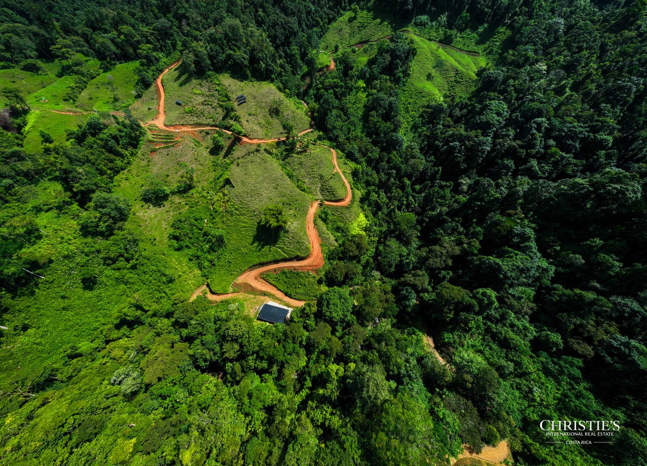 Sanctuary on Love’s Farm | 90ft Private Waterfall + Helipad | An Extraordinary 75-Acre Private Estate in Costa Rica’s South Pacific 