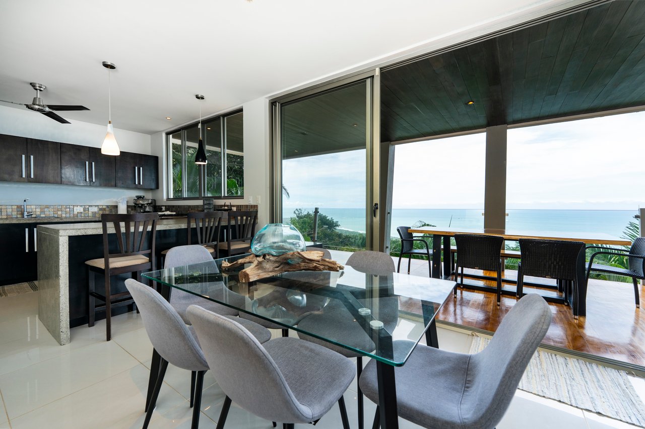 A Modern Jungle Haven with Panoramic Whales Tail Views