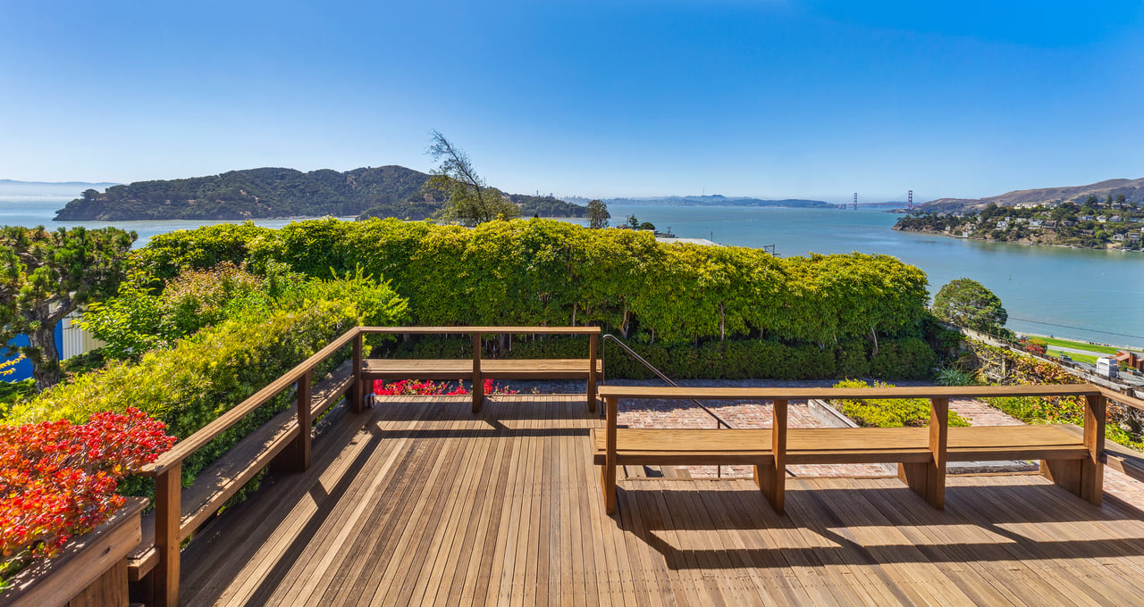 Spectacular Views of the Bay and Golden Gate Bridge