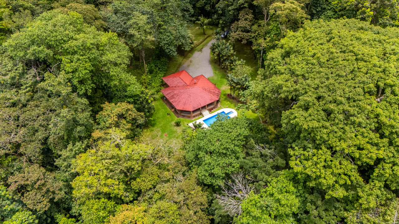 Ojochal Home for Sale with Pool, Creek & 1.6 Acres