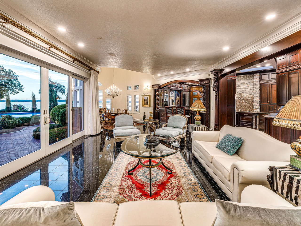 Mediterranean Estate Surrounded by the Beauty of Grand Lake 