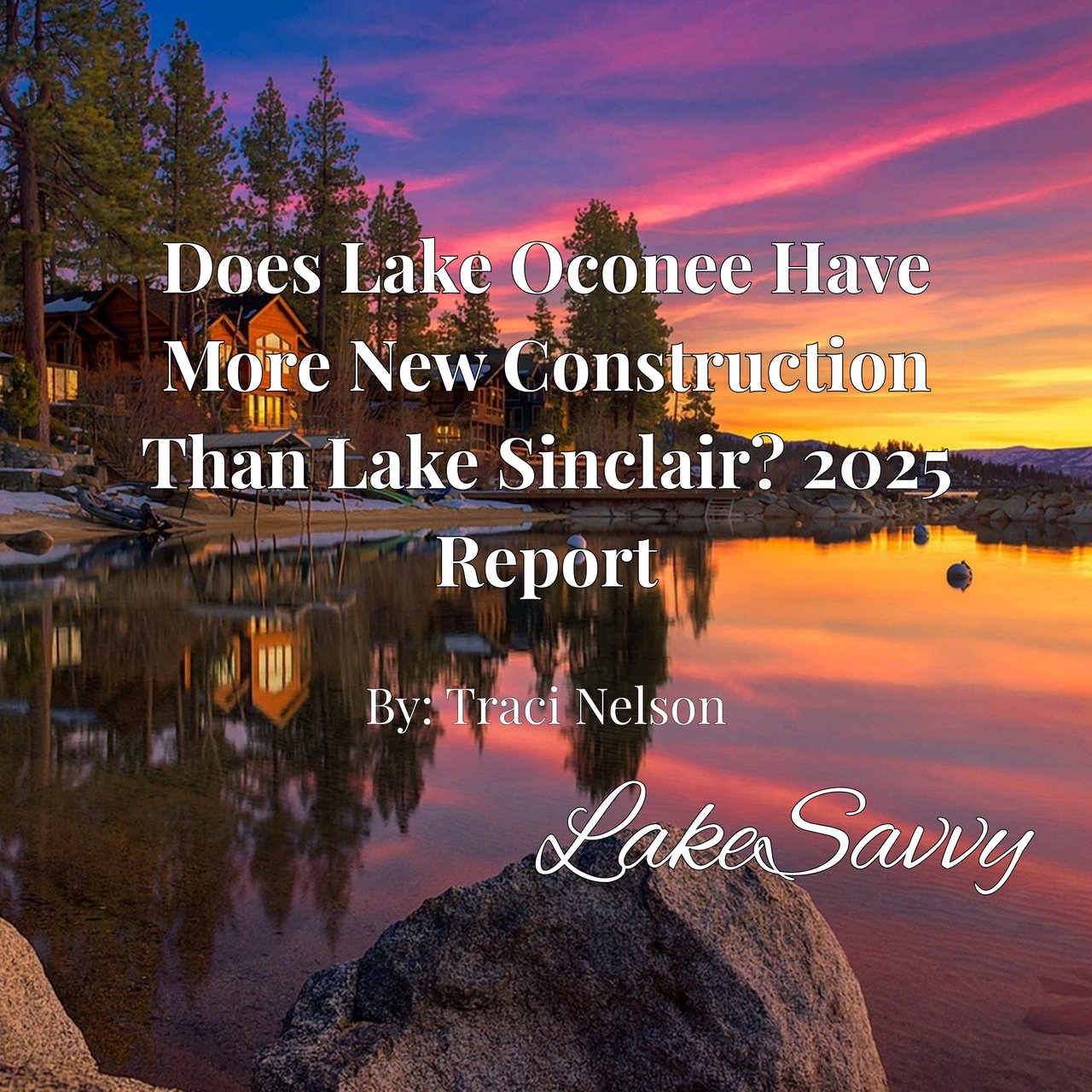 Does Lake Oconee Have More New Construction Than Lake Sinclair? 2025 Report