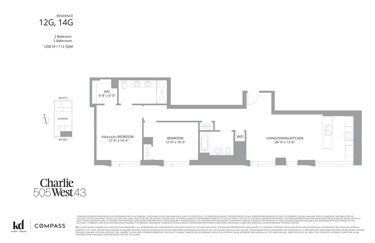 505-513 West 43rd Street 14G