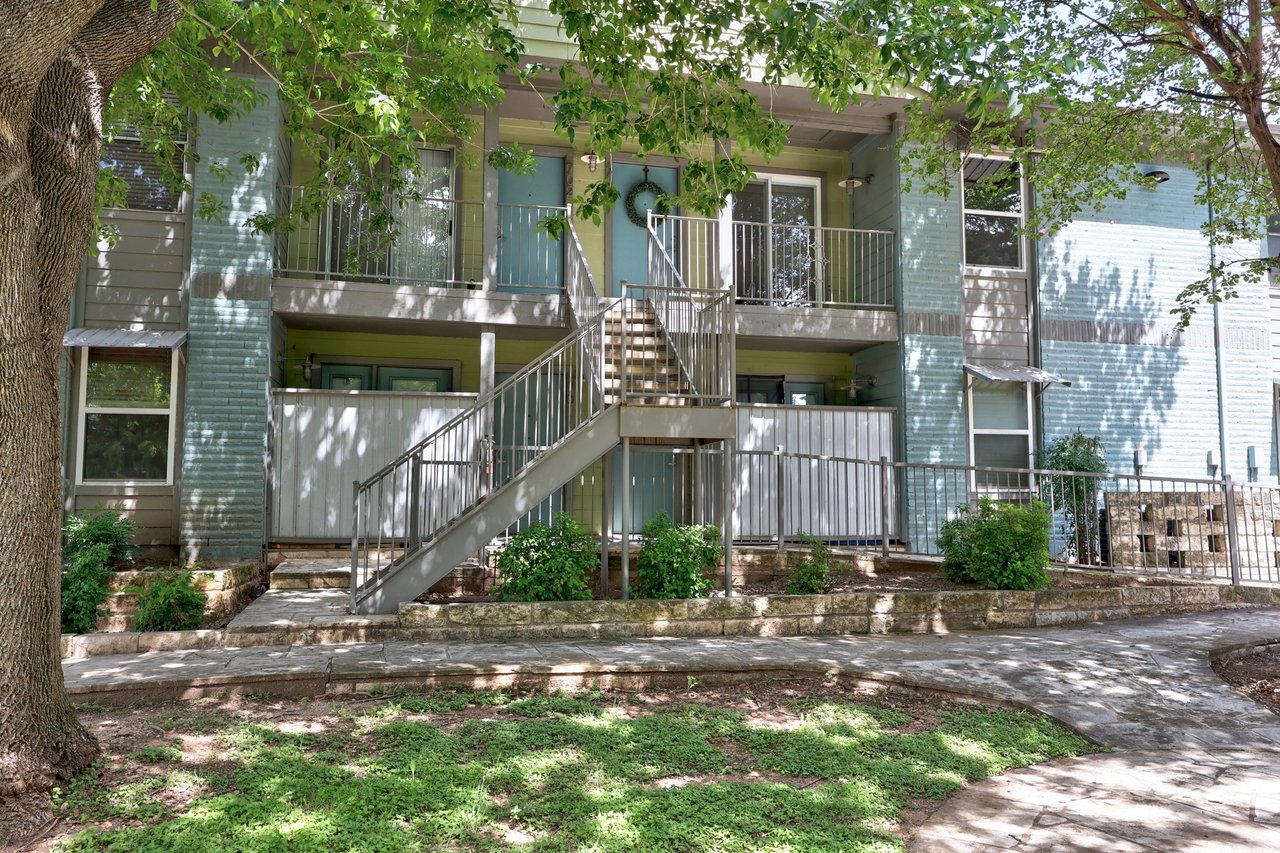 Top-Floor Condo Retreat in Gated Ivy Condos | Private Balcony + Tree-Filled Views