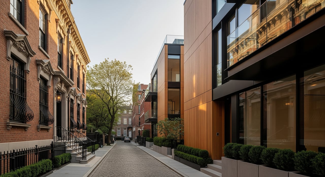 New Build vs. Historic In East End Village