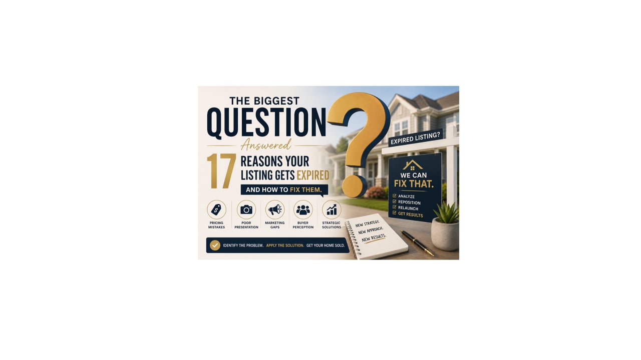 Listing expired in Las Vegas? Here are 17 reasons your home didn't sell 