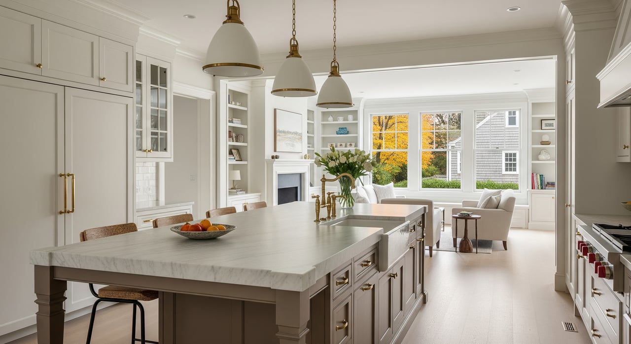 Open‑Concept Kitchen Plans in Woburn Capes and Colonials