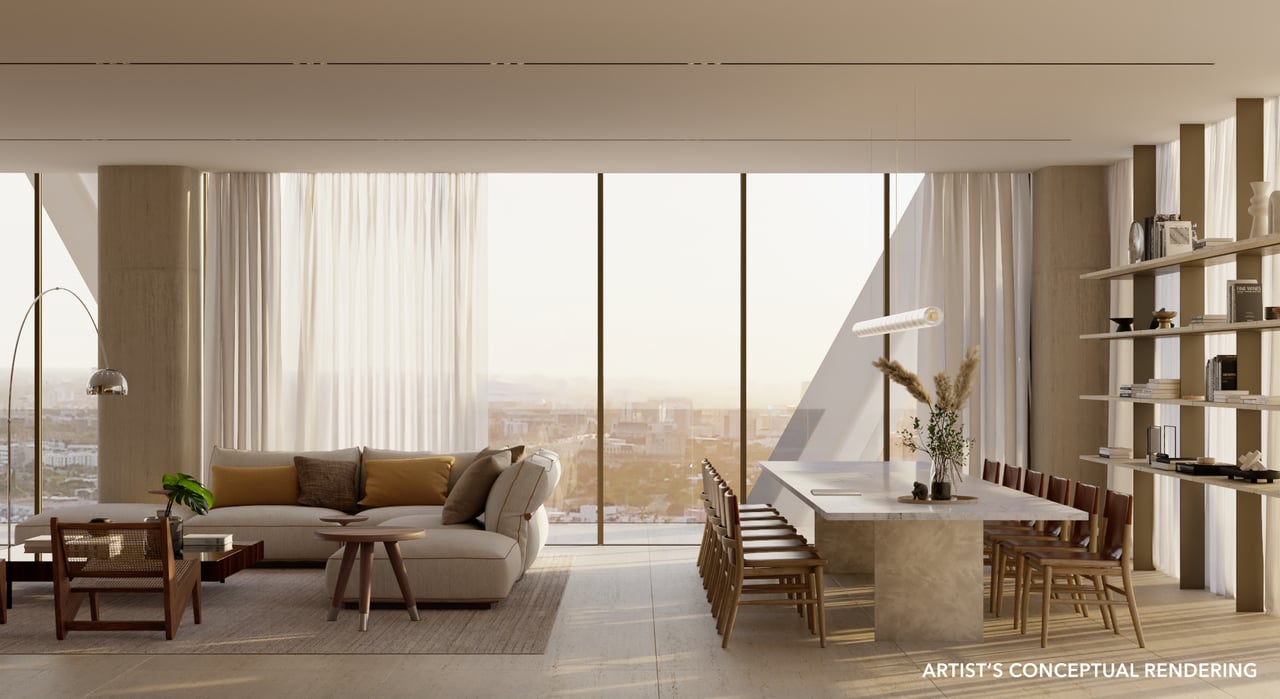 November 2025 | HQ Hotels & Residences by sbe, led by Sam Nazarian and Marc Anthony, announces the launch of HQ Residences Miami in Edgewater, developed in partnership with Black Salmon, The Boschetti Group, and Constellation Group