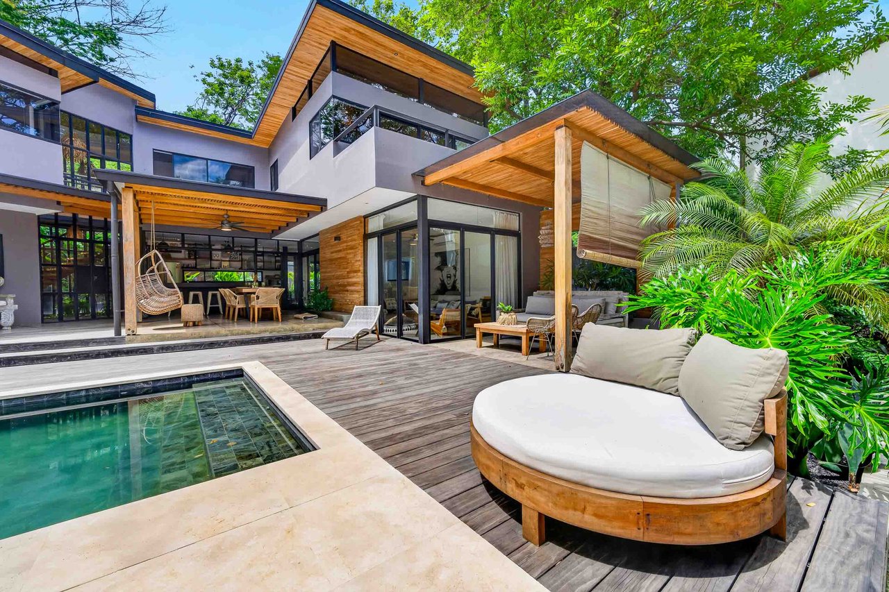 Casa Chavela | Luxury 4-Bedroom Home with Guest Cabin & Pool in Tamarindo