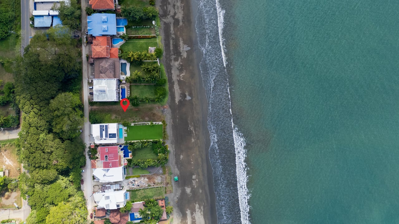 Surfside Beach Lot Y54 | Beachfront Development Lot with Water Letter – Surfside / Flamingo, Guanacaste