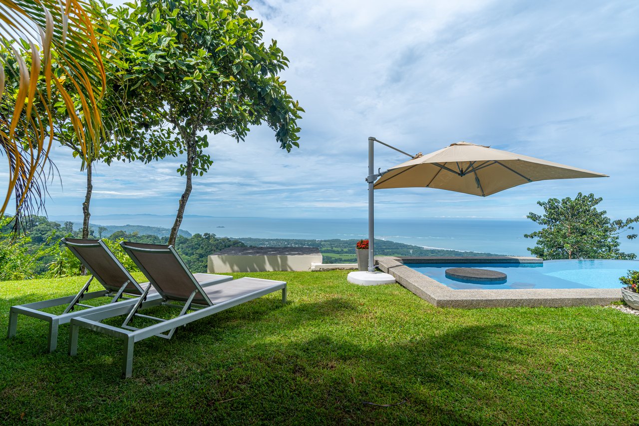 Villa Blü – An Elevated Oasis in Uvita, Jaw Dropping Views of the Whales Tail and Osa!