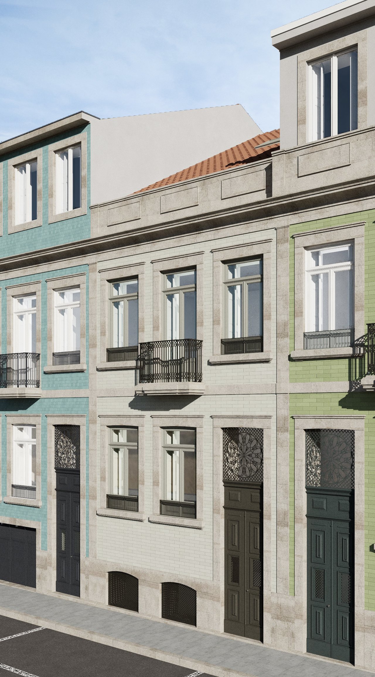 Elegant One-Bedroom Apartment with Private Garden in Downtown Porto