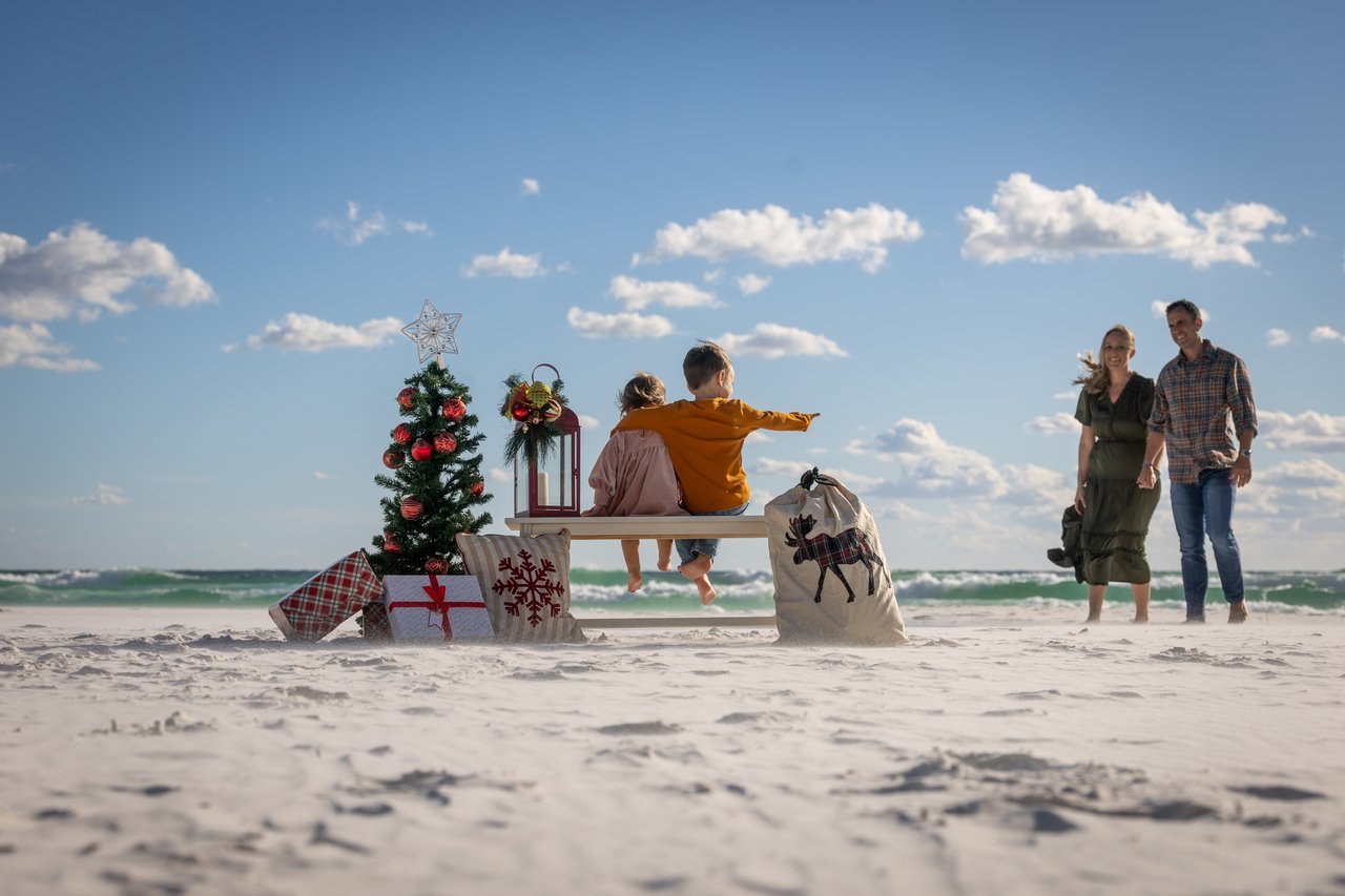 beach family christmas 