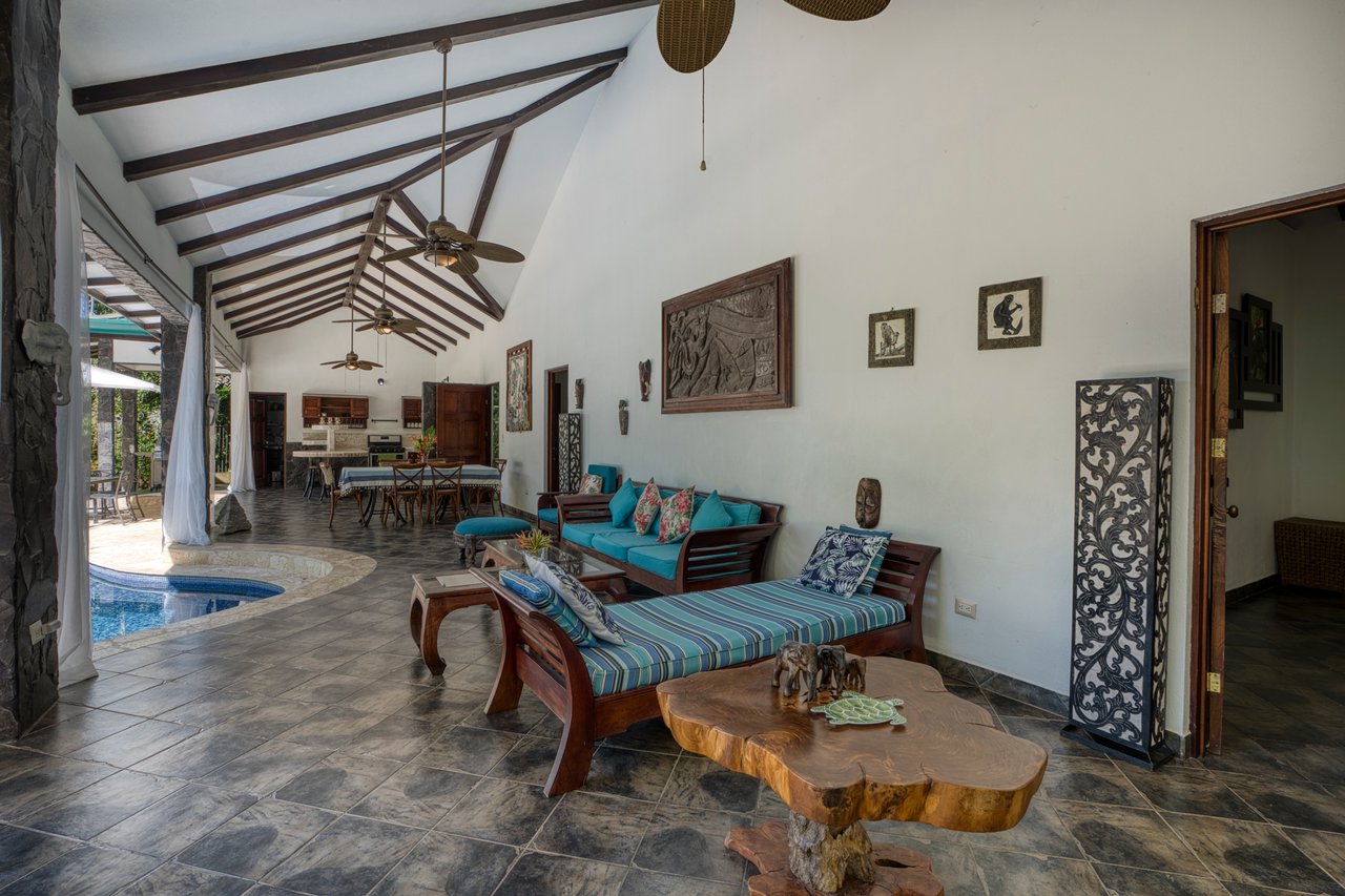 3 Bedroom Bali Style Home in Uvita