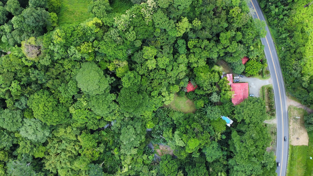 10-Acre Uvita Commercial Property with Existing Hotel & Highway Frontage – Development Potential Near the Beach