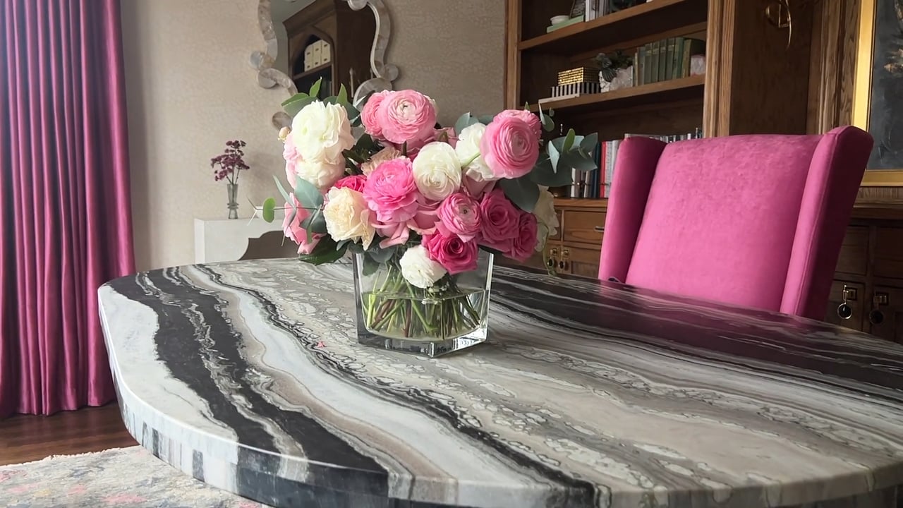 Sittin' Pretty in Pink