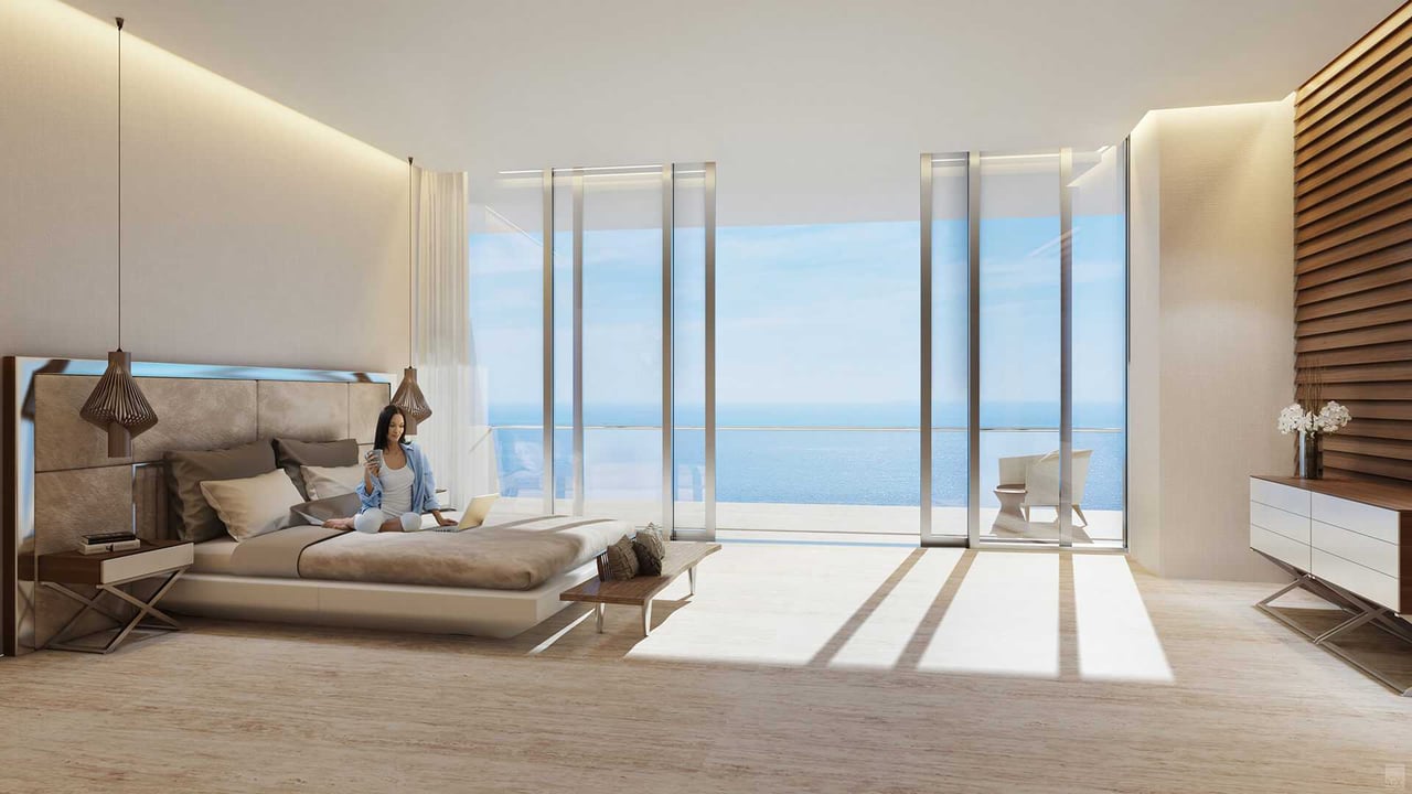 Turnberry Ocean Club master bedroom 