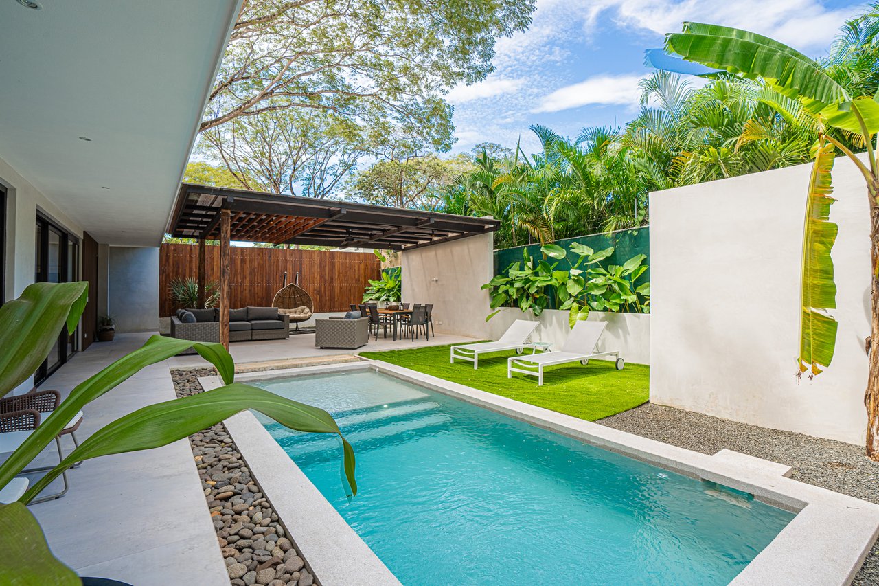 Casa Ko | Tropical Modern 4BR Retreat in Tamarindo with Exclusive Beach Club Membership