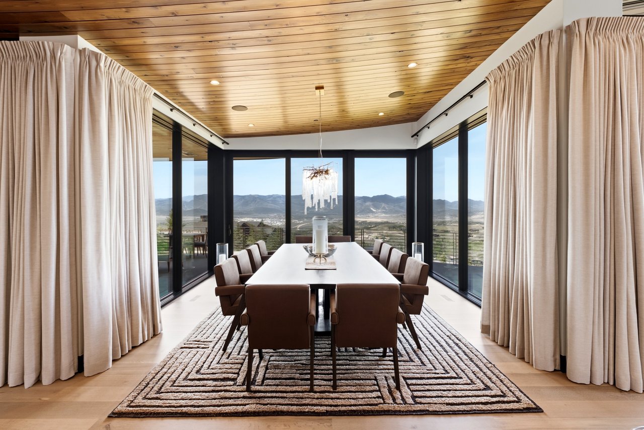 Top-of-Promontory Architectural Estate — Furnished & Turnkey - Front-Row Mountain Views