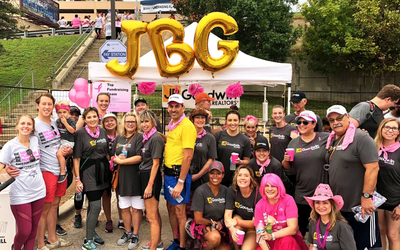 The JB Goodwin Team Raised Over $10,000 in the Susan G. Komen Race For The Cure