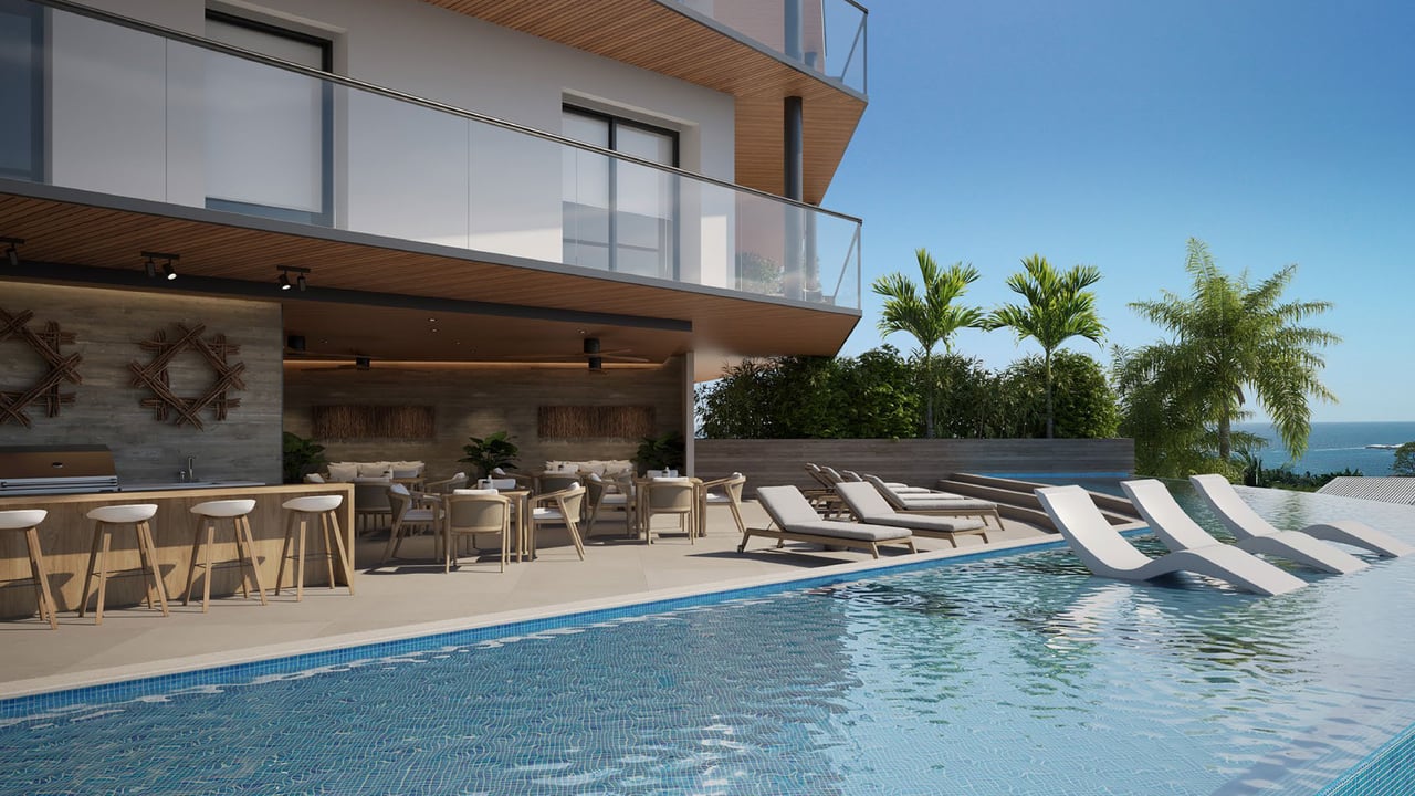 Tamarindo 360, Unit 202 | Luxury Ocean-View Condo with Sunset Terrace, Pool & Prime Location