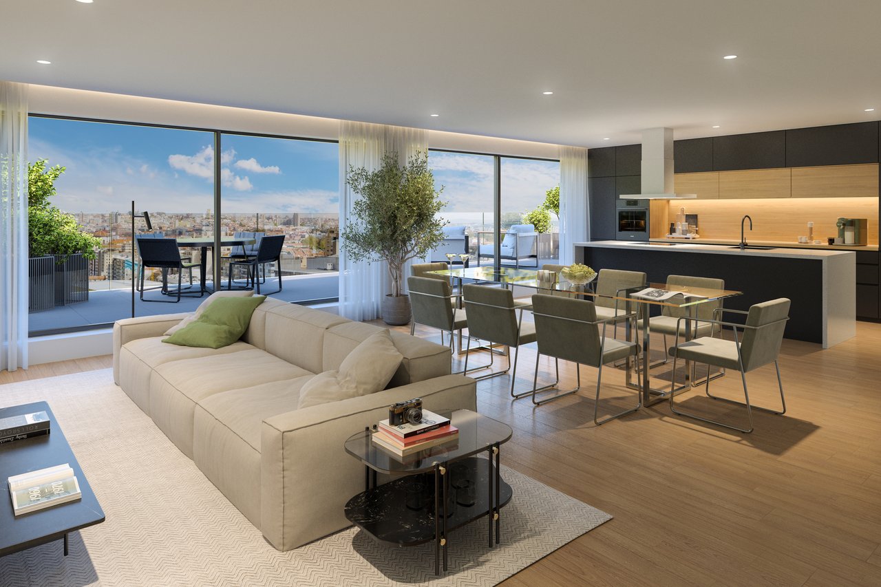 Luxury 3-Bedroom Apartment in Vila Nova de Gaia