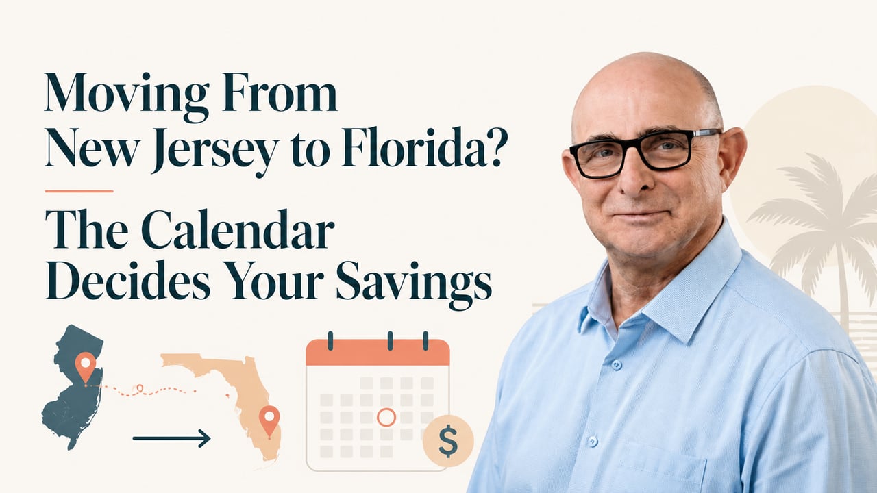 Moving From New Jersey to Florida? The Calendar Decides Your Savings