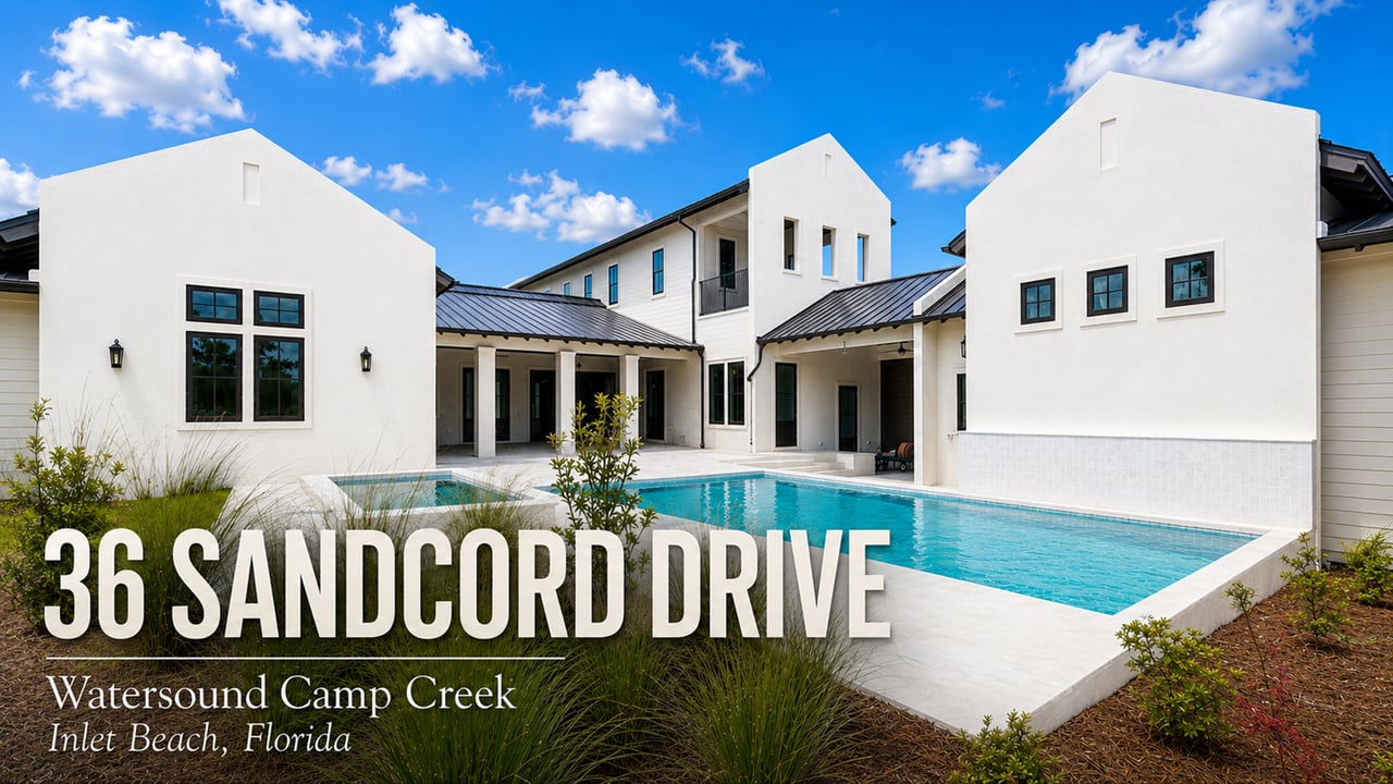 36 Sandcord Drive | Resort-Style Luxury in WaterSound Camp Creek