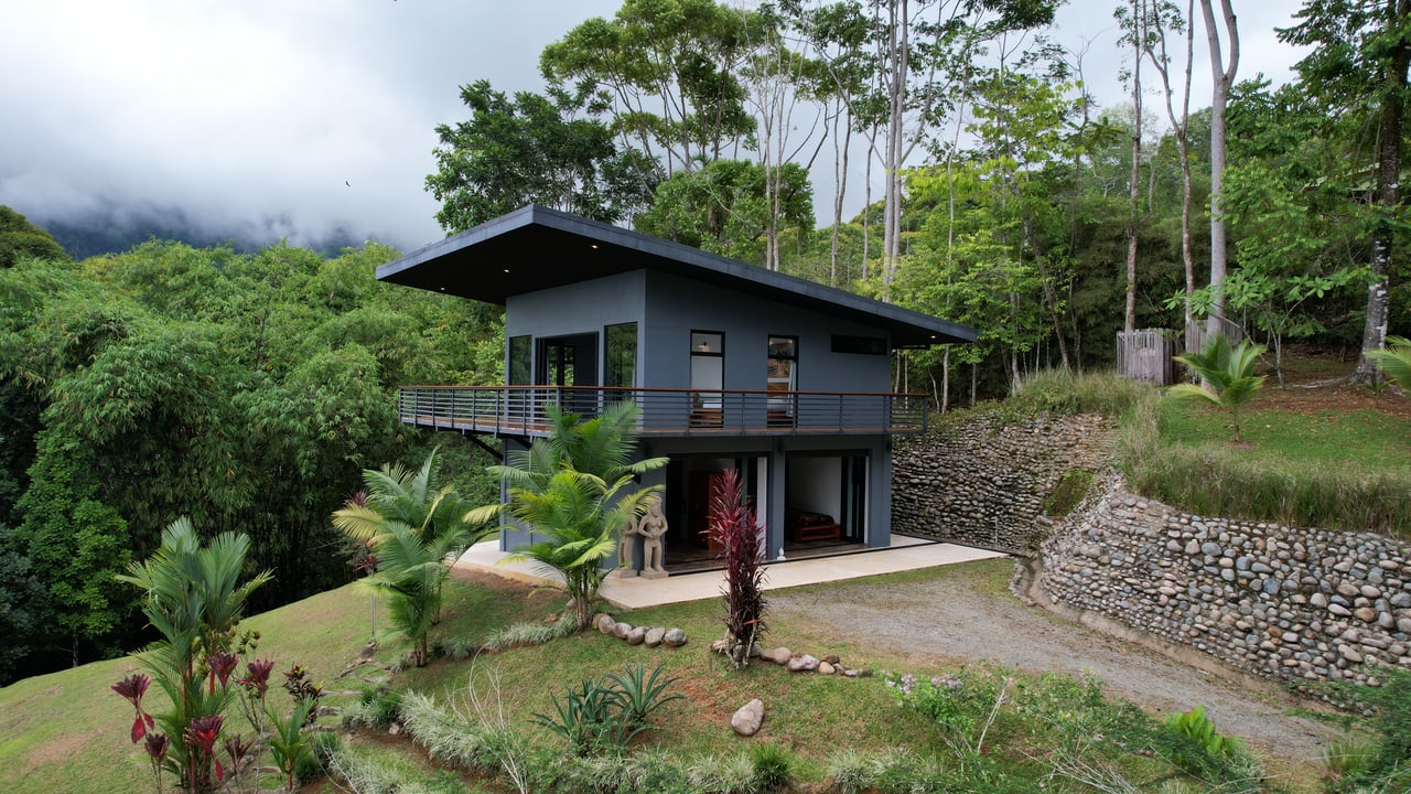 Mountain Estate with Waterfall View & Partial Ocean View, Commercial Kitchen, Gym, Massive Saltwater Pool & 4 Building Sites