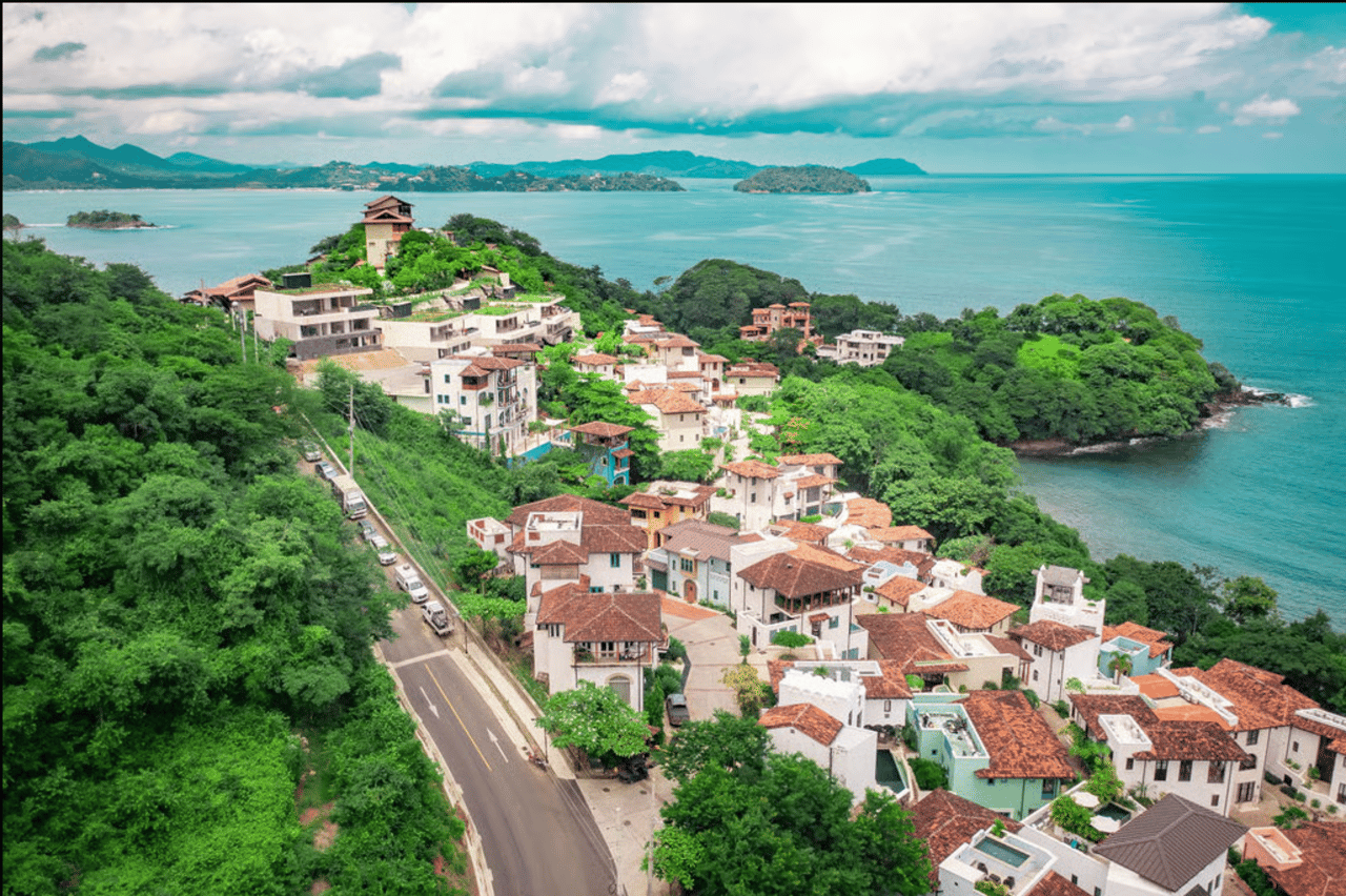 Villa Santorini | Four-level Oceanview Costa Rica’s Premier Car-free Beach Town.