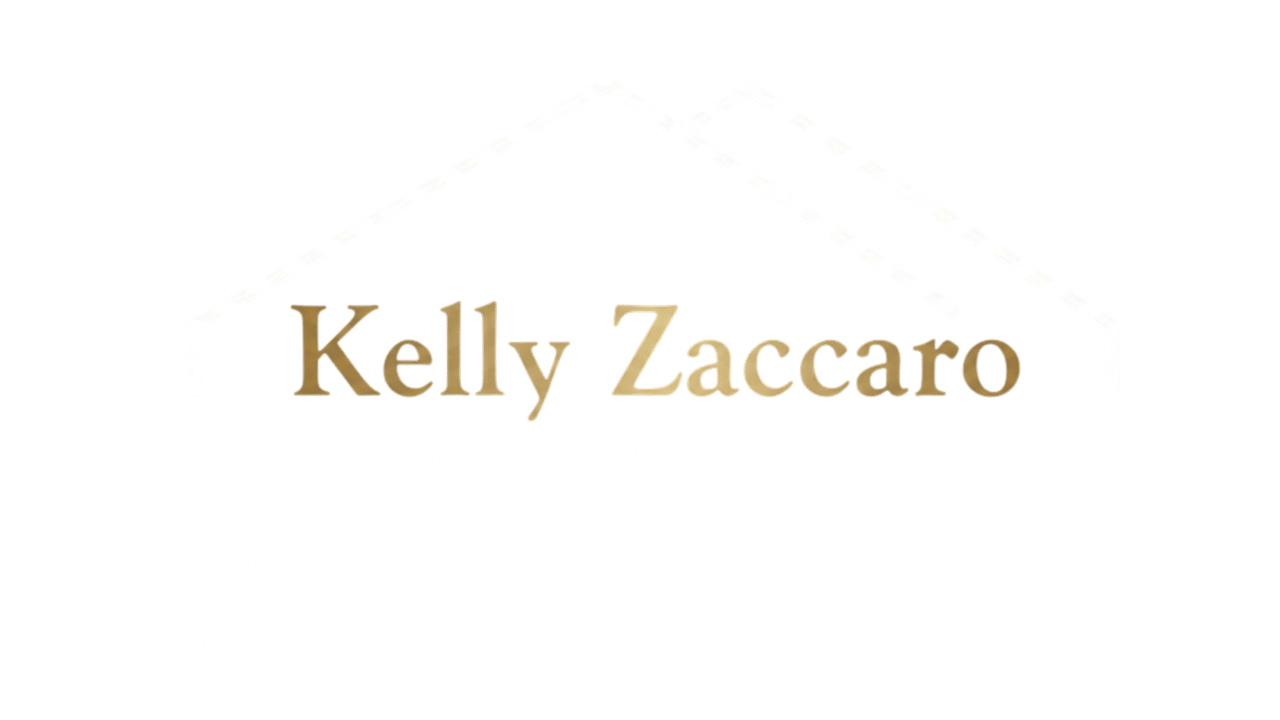 Kelly Zaccaro logo roof Heritage House