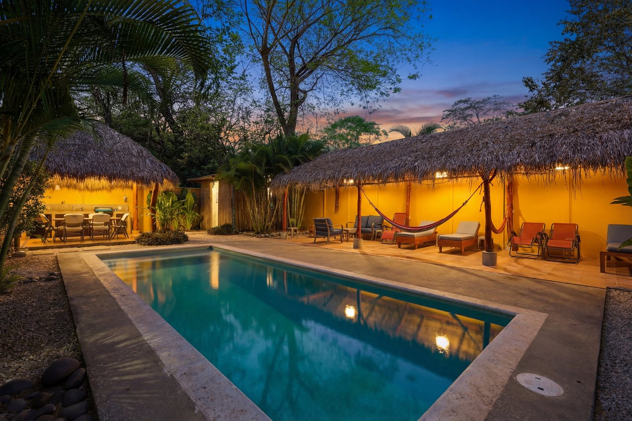 Casa Plumeria | Tropical 4-Bedroom Retreat with Pool Just Steps to Potrero Beach