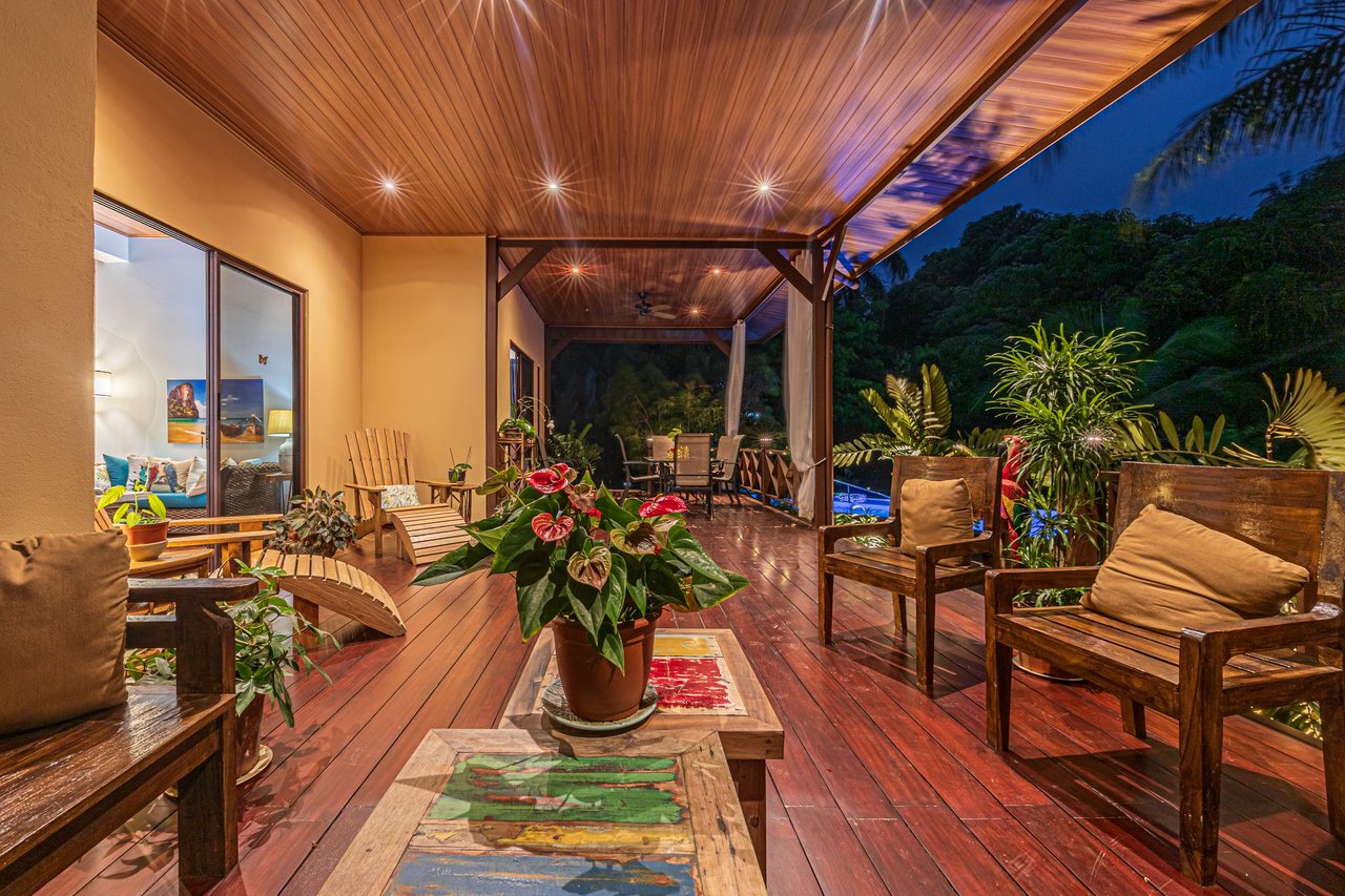0.50 ACRES – 5 Bedroom Riverfront Modern Home, Walking Distance To Dominical!!!