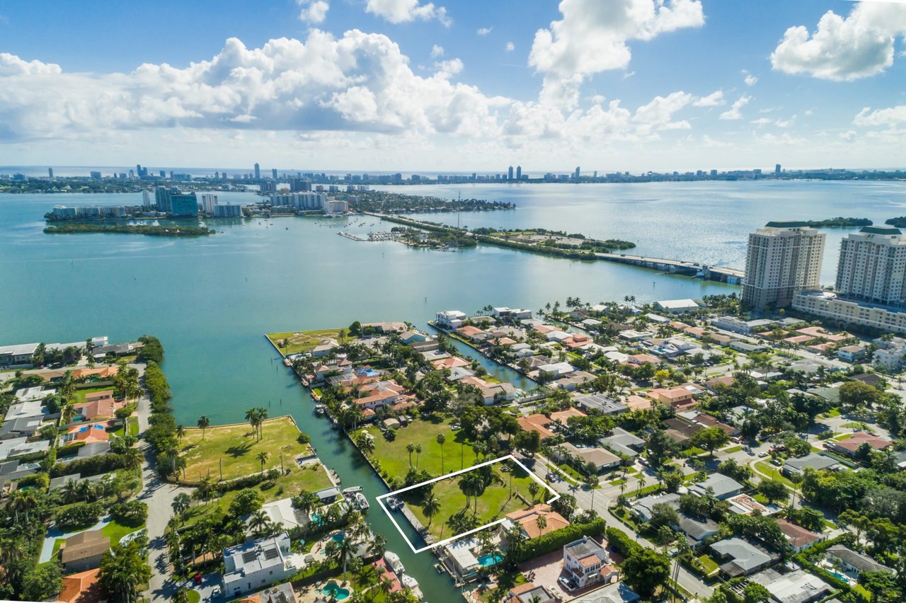 Miami Shores Adjacent Waterfront Lot Hits Market