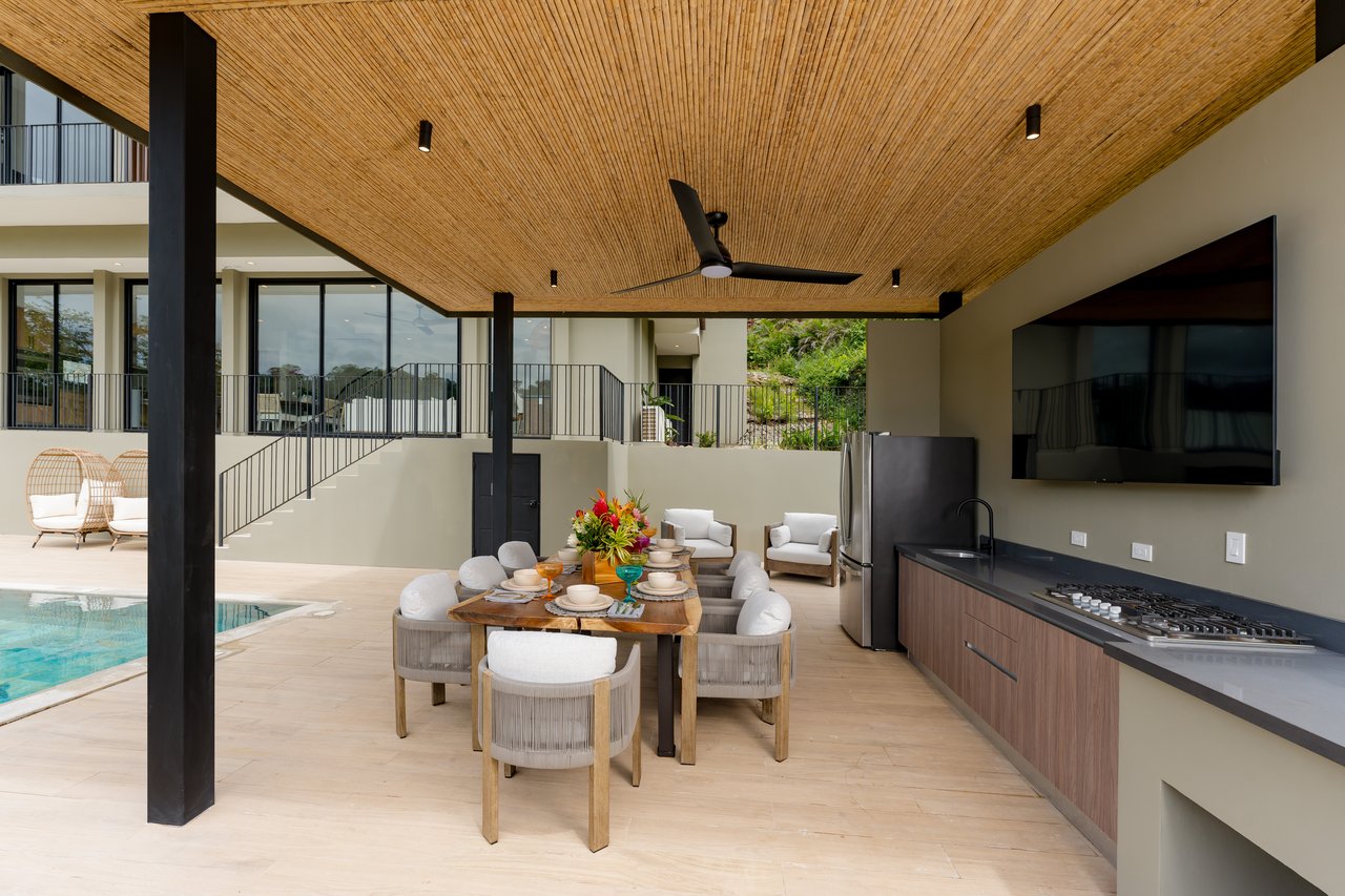 Mata Palo #56 - Bosque Tropic Village | Luxury 4-Bed Jungle Home with Private Pool & Mountain Views in the Pacifico Community, Playas del Coco