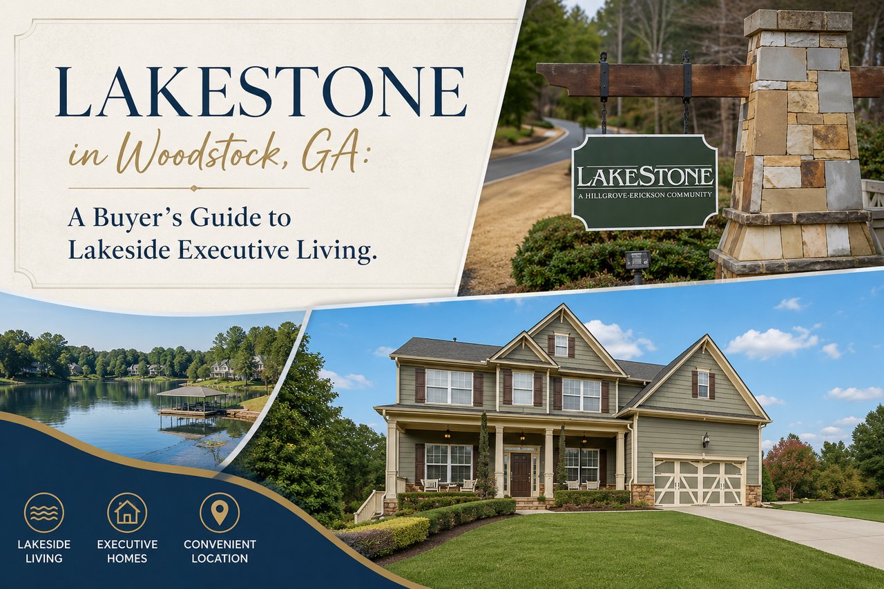 Lakestone in Woodstock, GA: A Buyer's Guide to Lakeside Executive Living cover