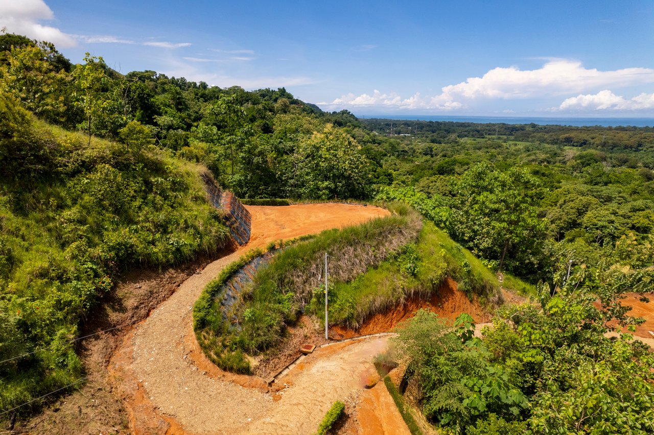 ¡New Gated Development in Matapalo - Ocean View and Flat Land, ready to build!
