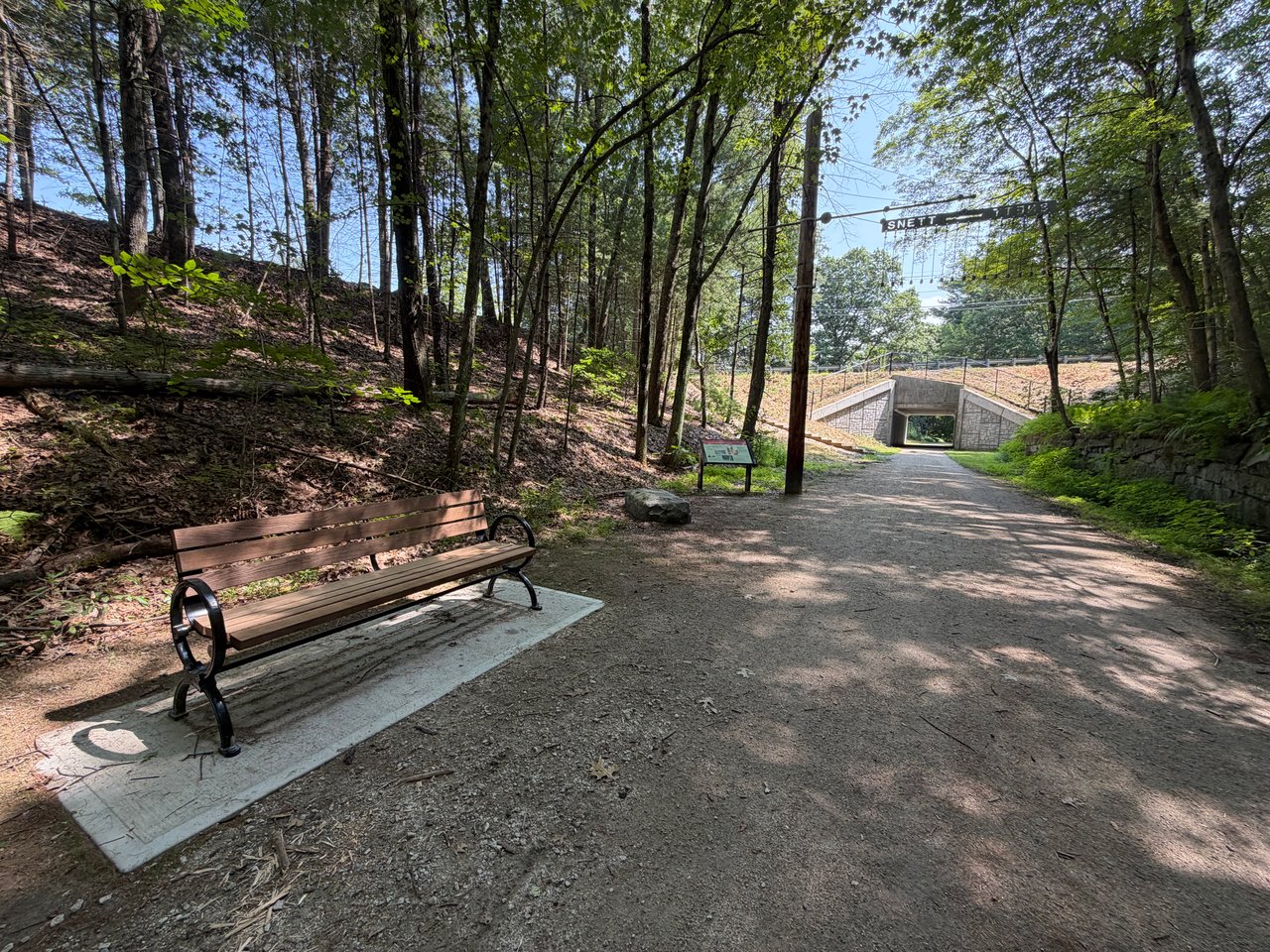 Southern New England Trunkline Trail in Bellingham, MA