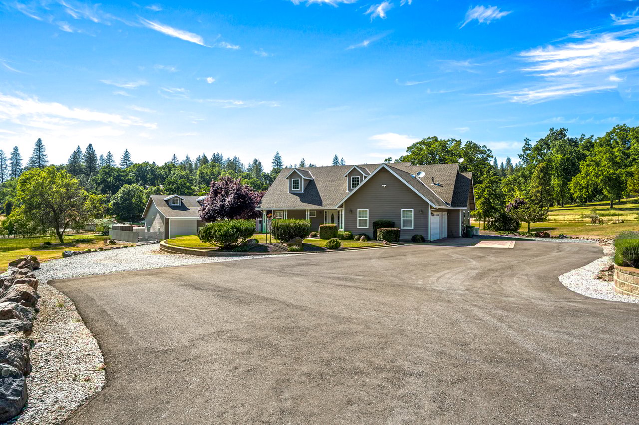 Custom Built Home on 4 Flat Acres in the Heart of Pleasant Valley – A Car Enthusiast's Dream!
