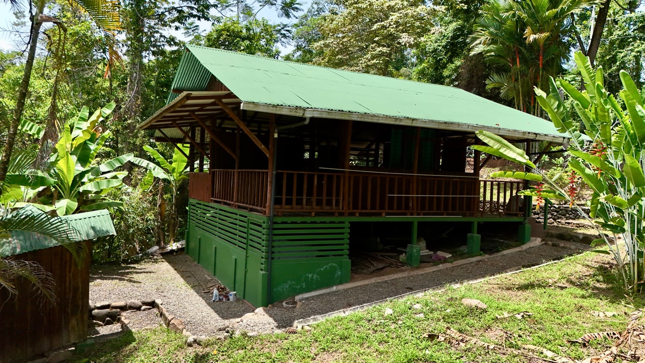 La Unión Road Investment Opportunity - 2.2 Acres with Existing Teak Cabin & River Access 