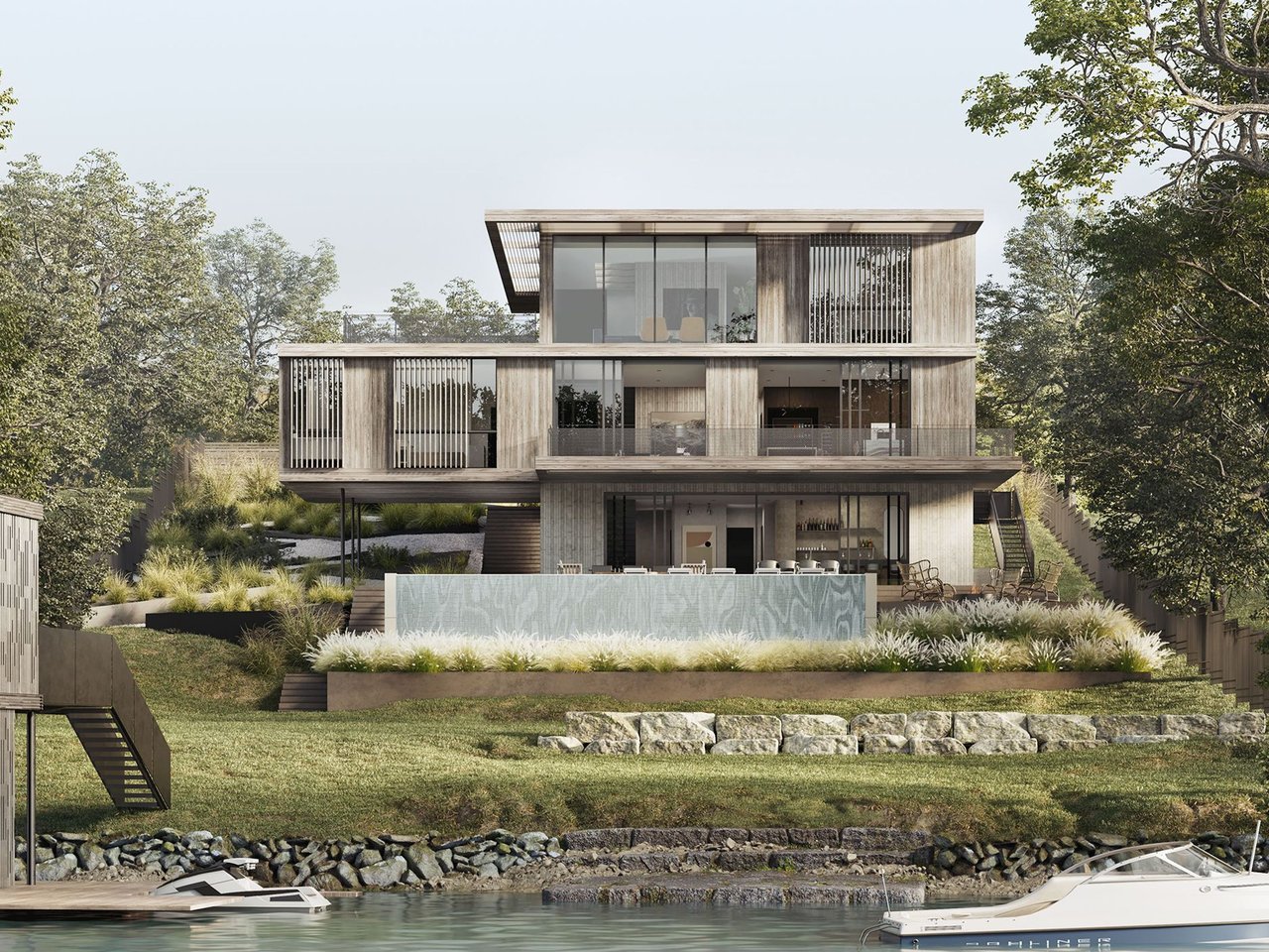 Shovel-Ready Lake Austin Lot with Permitted Plans + Double-Slip Dock