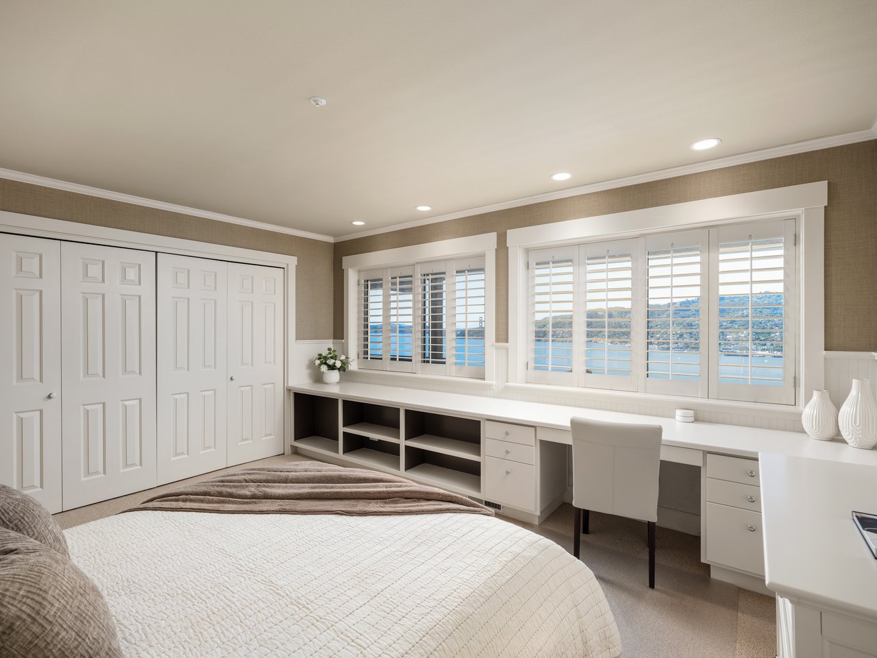 Exceptional Setting with views spanning San Francisco, the Golden Gate Bridge, Sausalito, and across the bay