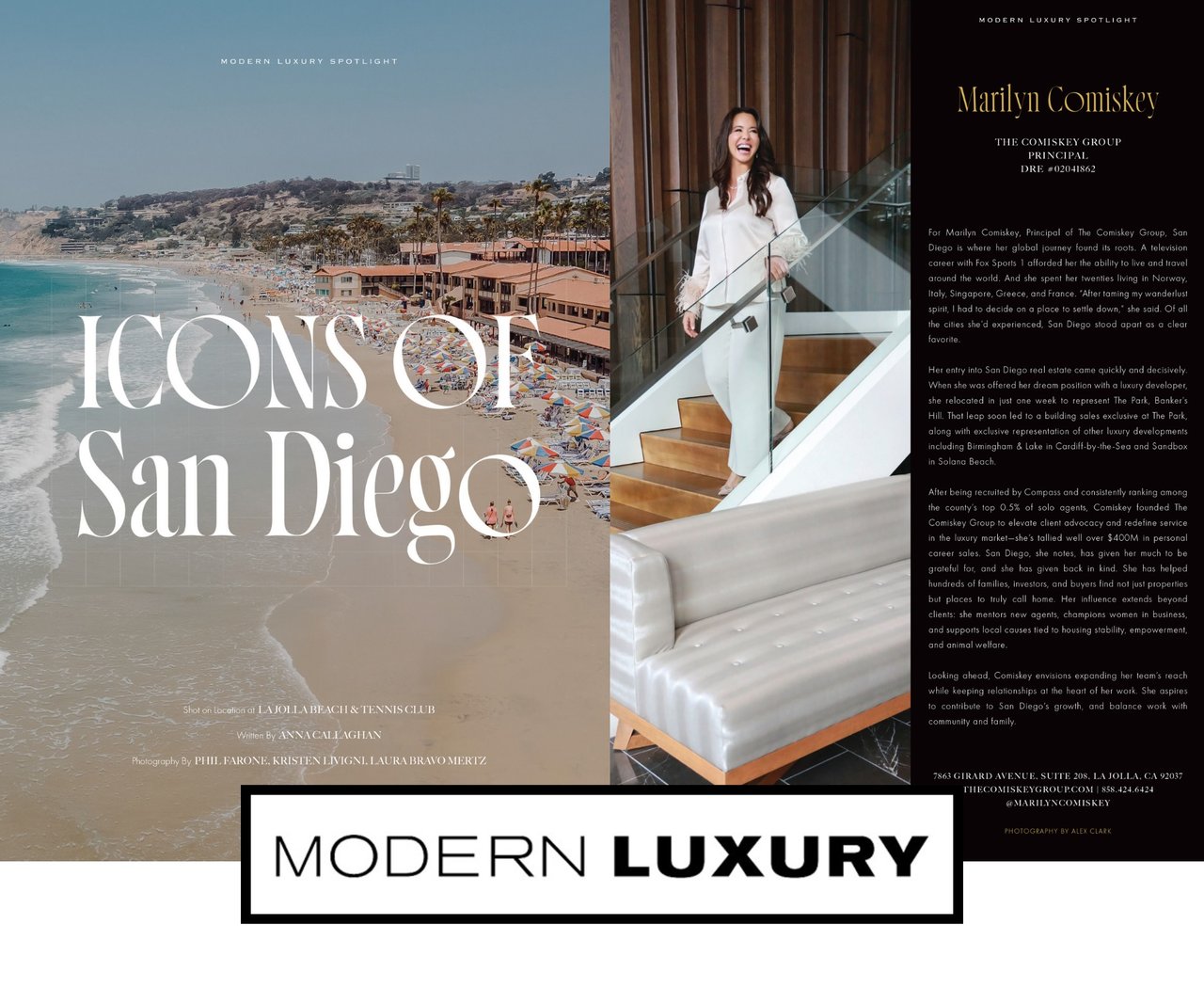 Marilyn Comiskey Top Realtor San Diego and La Jolla