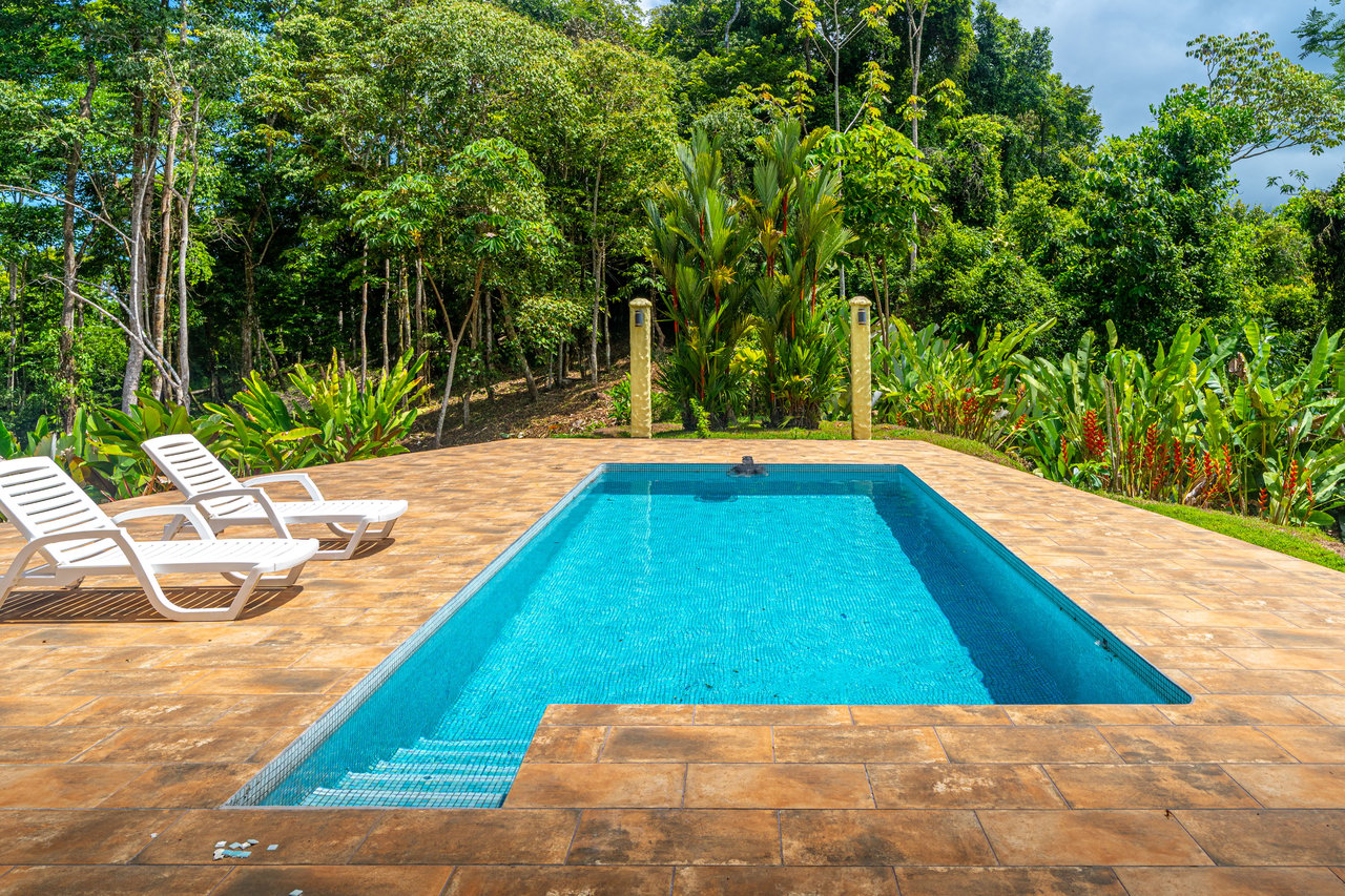 Amazing Mountain View and Ocean View House and Guest House on 4.5 Acres of land in Ojochal