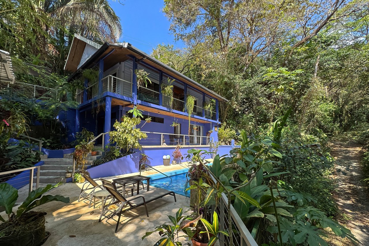 Casa Hermanas: Jungle Retreat with Pool, Guest Studio & Income Potential for Sale in Manuel Antonio